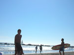 Surfing a Venice Beach