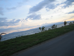 penisola Nicoya vista da Puntarenas