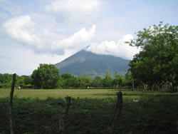 Vista vulcano da San Marcos