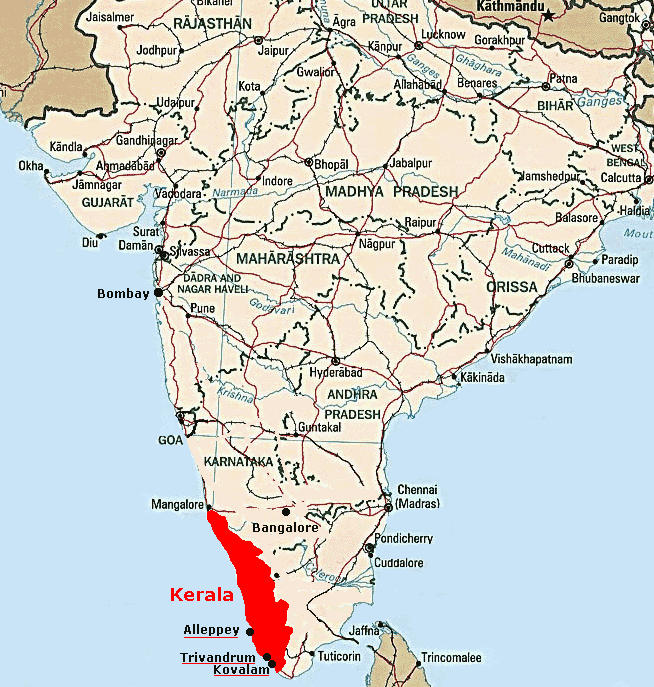 Cartina geografica dell'India