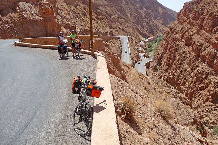 foto marocco in bici