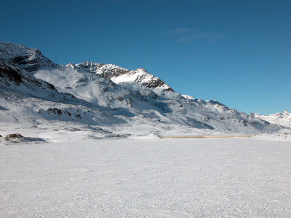 Catena montuosa del Bernina: verso il passo
