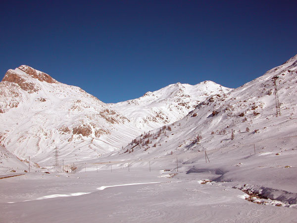 alle falde del Bernina