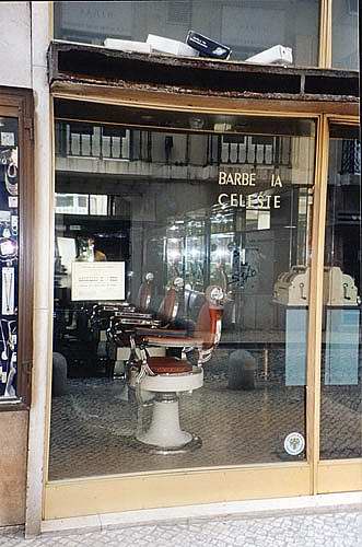 Lisbona, barberia