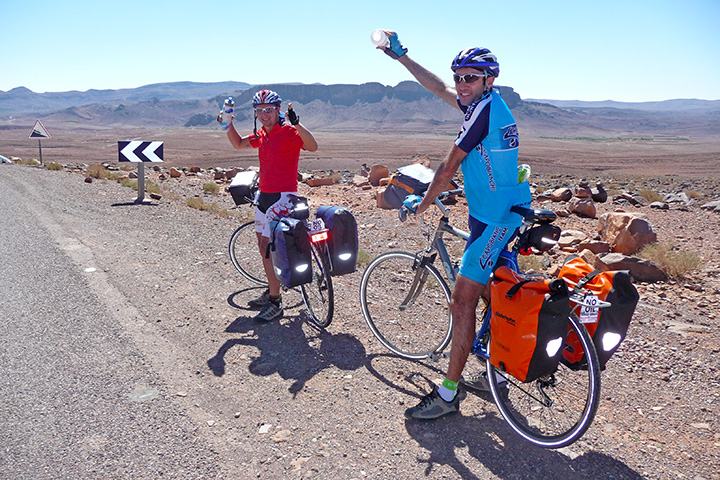 foto marocco in bici