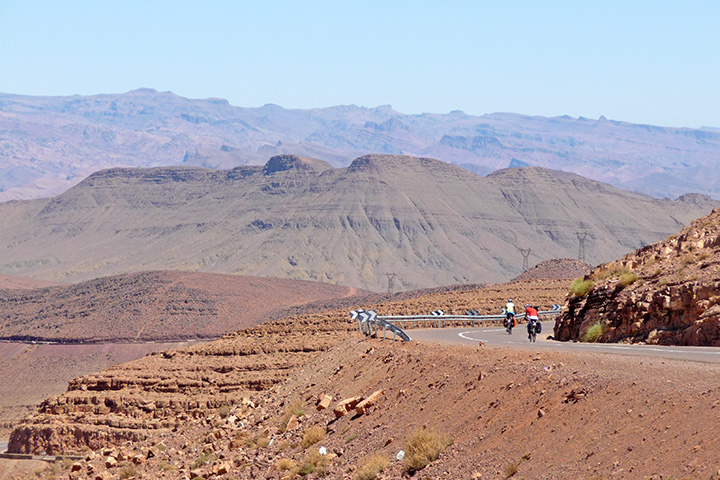 foto marocco in bici