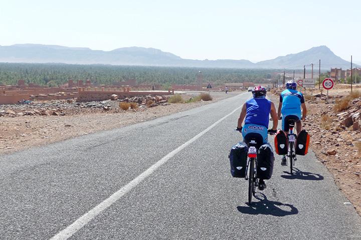 foto marocco in bici