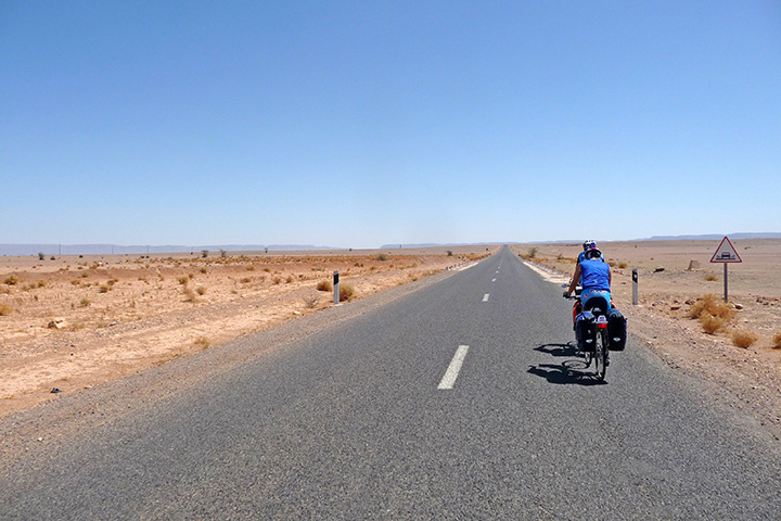 foto marocco in bici