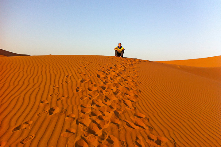 foto marocco in bici