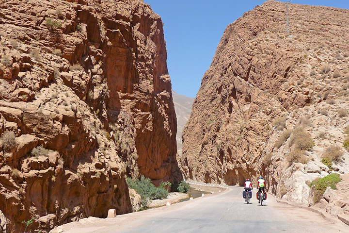 foto marocco in bici