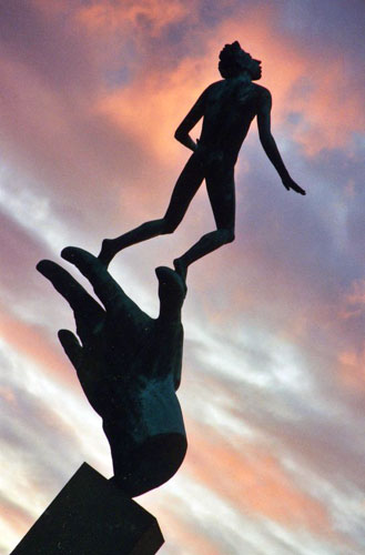 isola di Lidingo - statue nel parco di Millesgarden