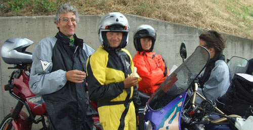 Piove.. Autostrada...Rimini Italy